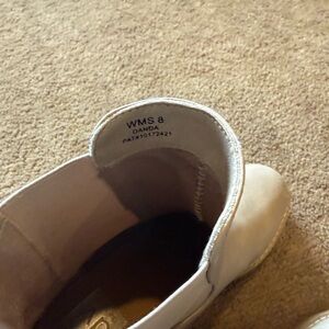 Dolce Vita Cream Ankle Booties